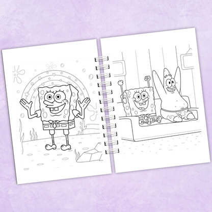 Libro colorear Bob Esponja - 50 dibujos