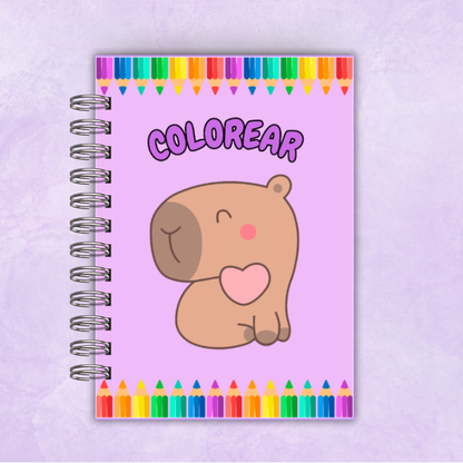 Libro para colorear Capybara - 40 dibujos