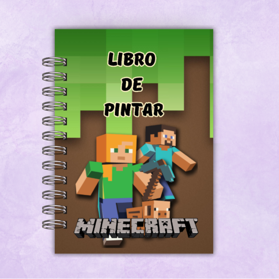 Libro para colorear Minecraft - 65 Dibujos