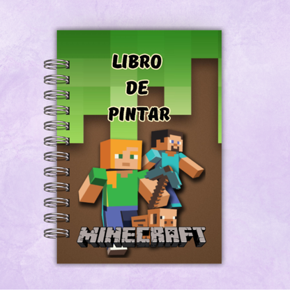 Libro para colorear Minecraft - 65 Dibujos