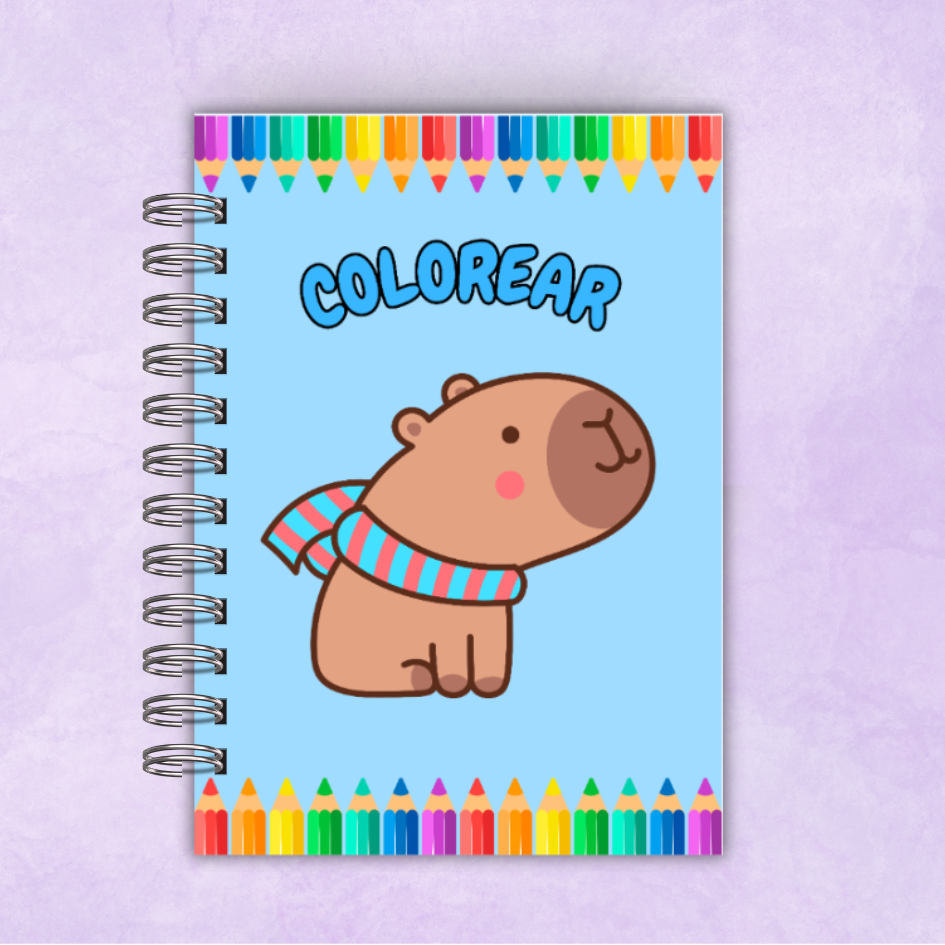 Libro para colorear Capybara - 40 dibujos