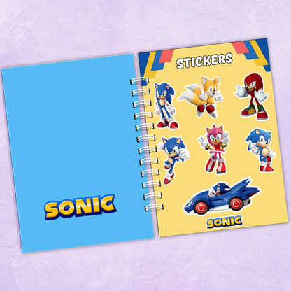 Libro para colorear Sonic - 80 Dibujos