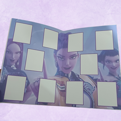 Album de laminas y coloreo - Las guerreros kpop