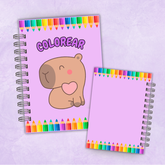 Libro para colorear Capybara - 40 dibujos