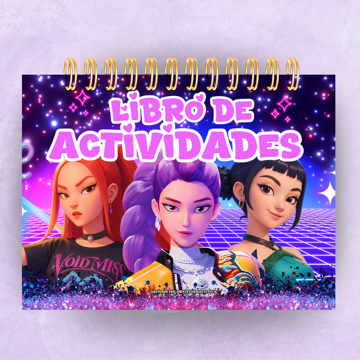 Libro de actividades Las guerreras Kpop