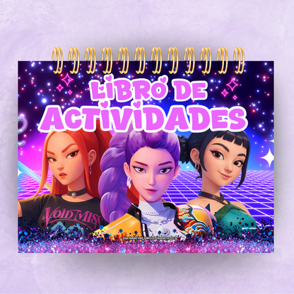 Libro de actividades Las guerreras Kpop