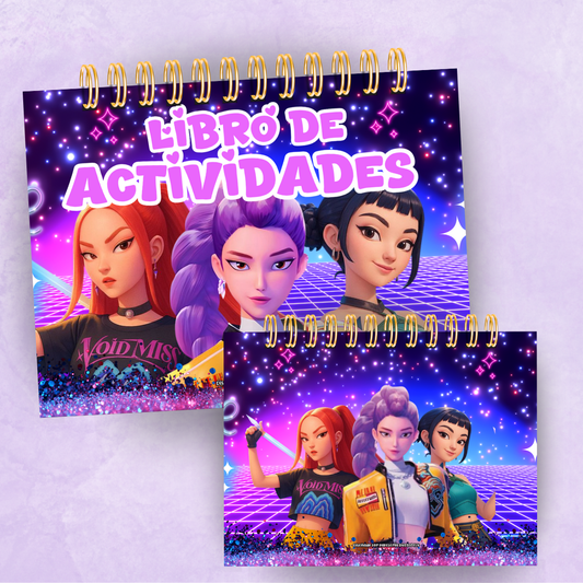 Libro de actividades Las guerreras Kpop