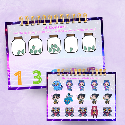 Libro de actividades Las guerreras Kpop