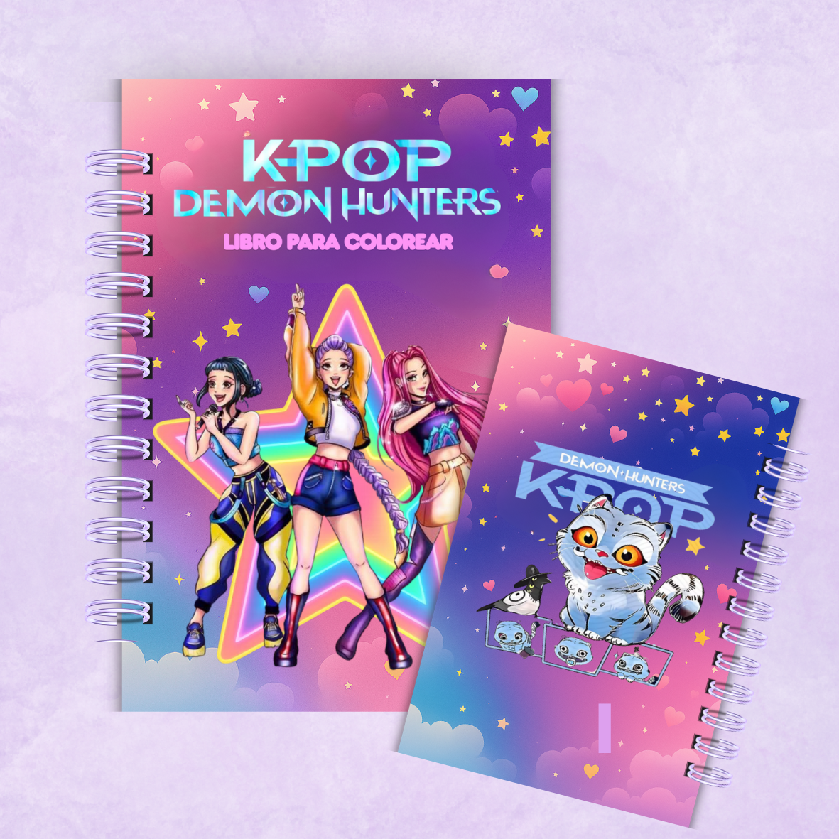 Libro para colorear Las Guerreras Kpop