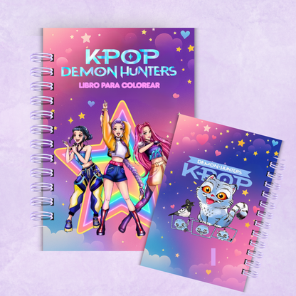 Libro para colorear Las Guerreras Kpop