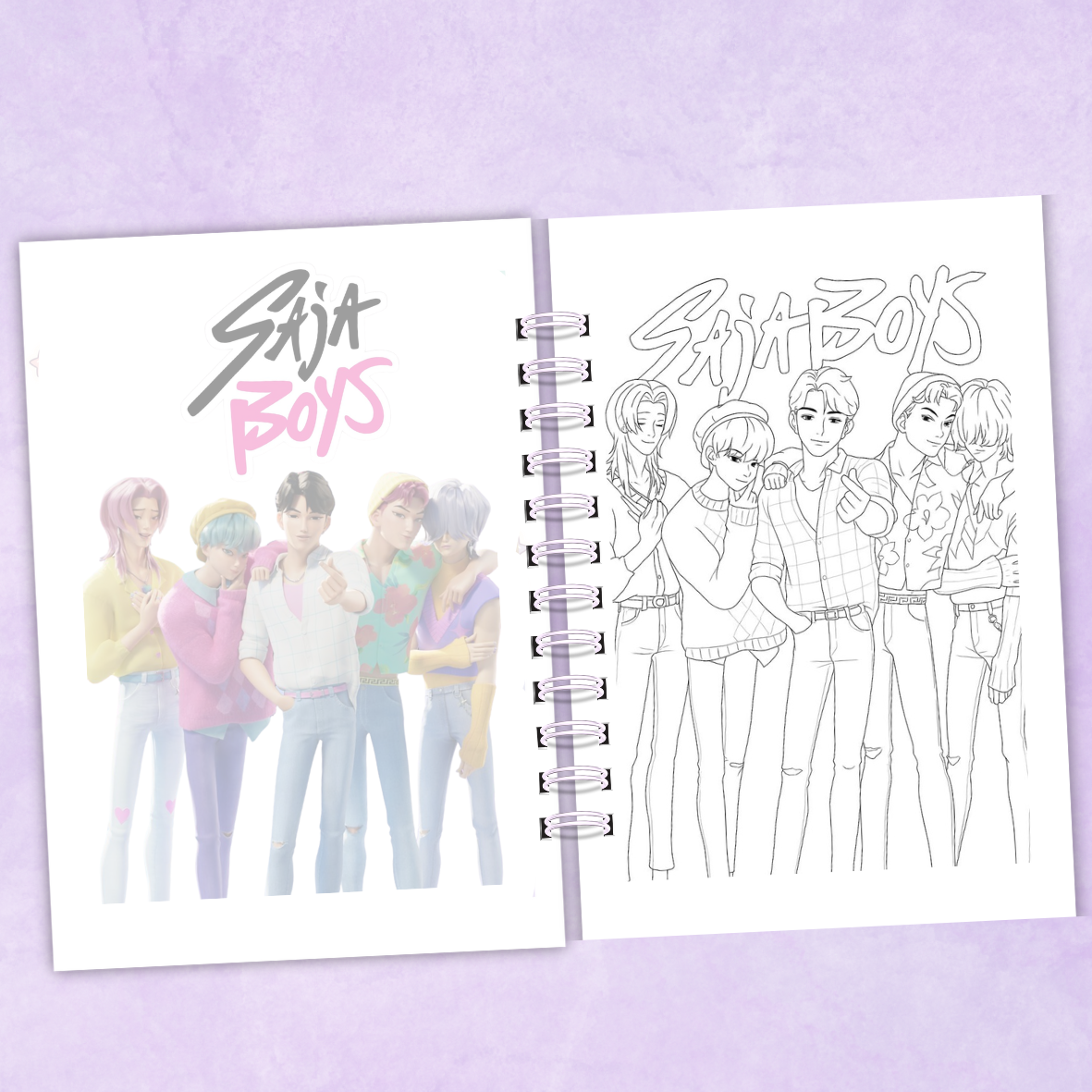 Libro para colorear SajaBoys