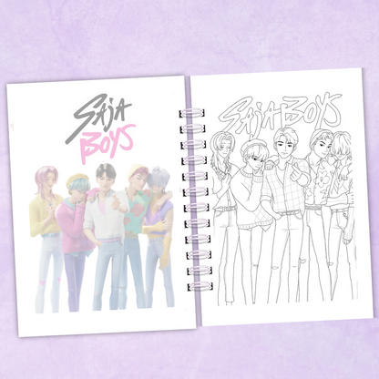 Libro para colorear SajaBoys