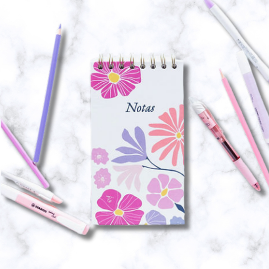 Libreta de notas Flowers