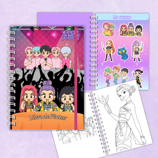 Libro para colorear las guerreras